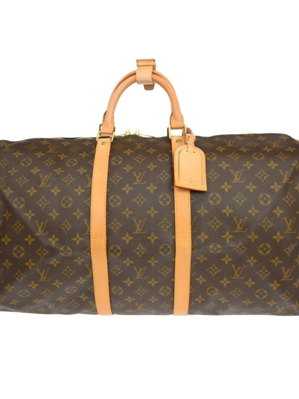 LOUIS VUITTON KEEPALL 55 TRAVEL HANDBAG MONOGRAM M41424 FL0020 YQ07383
